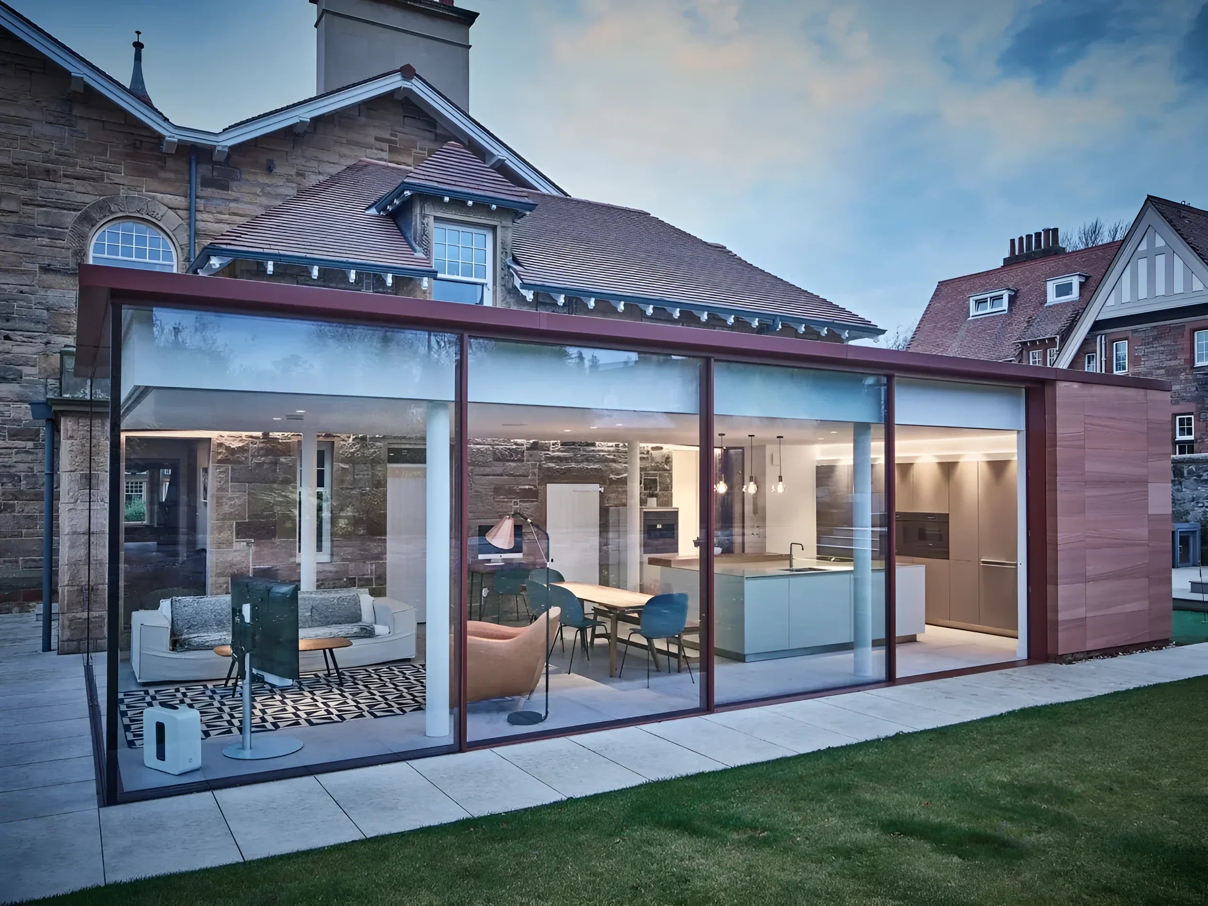 Award Winning Edinburgh Pavilion Design Luxury Bespoke Kitchens