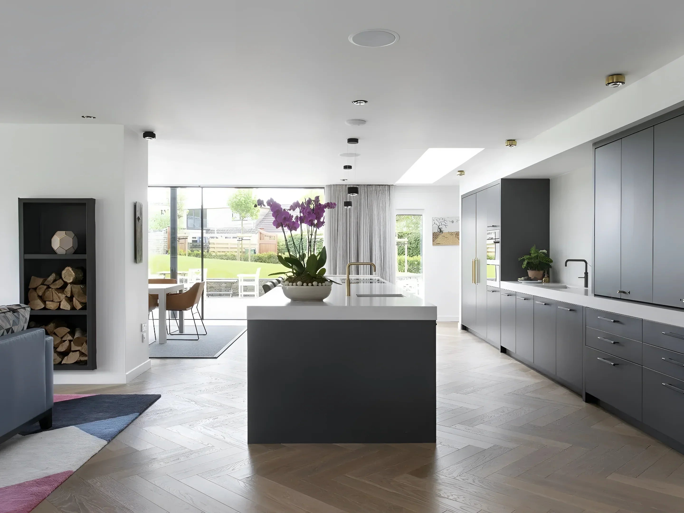Luxurious Handcrafted Living Design Luxury Bespoke Kitchens