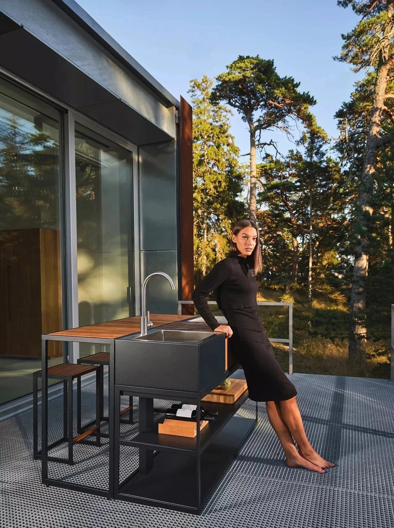 Röshults Outdoor Kitchen Design Luxury Bespoke Kitchens