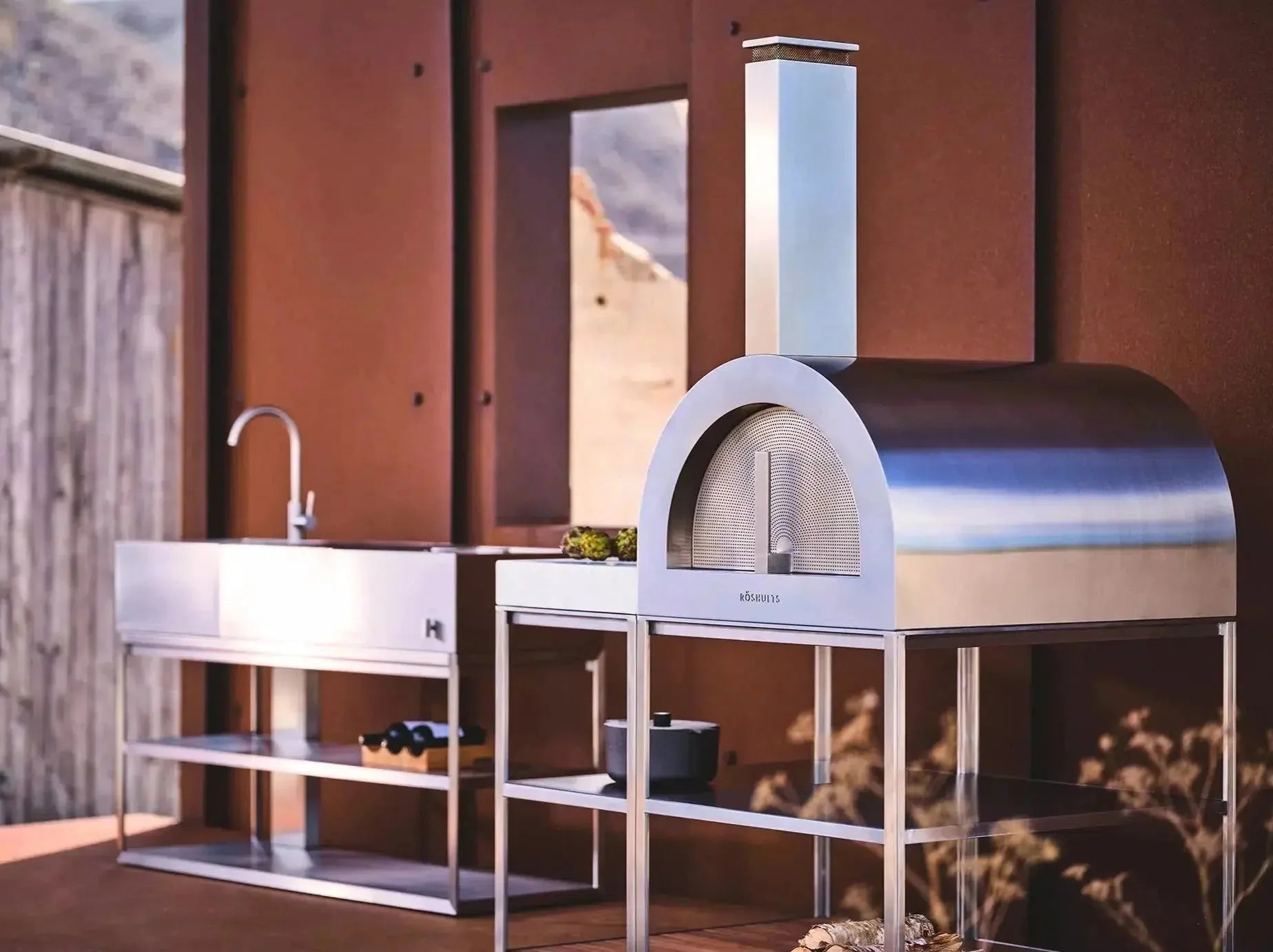 Röshults Outdoor Kitchen Design Luxury Bespoke Kitchens
