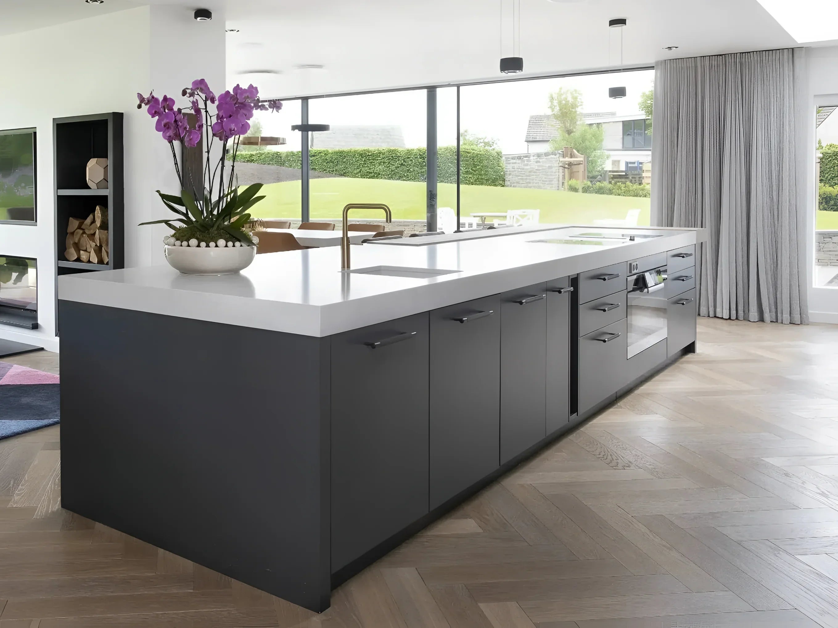Luxurious Handcrafted Living Design Luxury Bespoke Kitchens